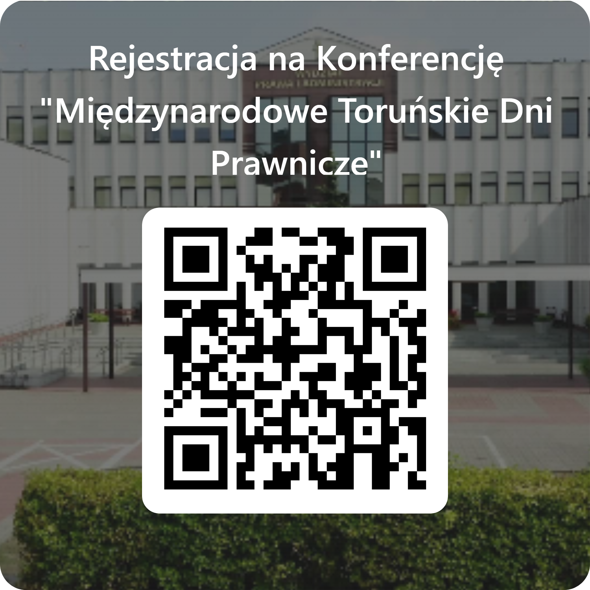 Kod QR - rejestracja